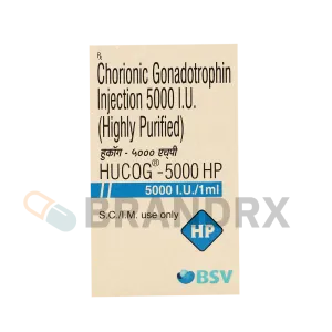 Bharat Serums Hucog HP 5000 IU — human chorionic gonadotropin, 1 vial