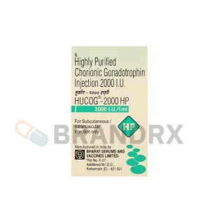 Bharat Serums Hucog HP 2000 IU — human chorionic gonadotropin, 1 vial