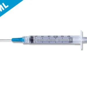 Becton Dickinson 2ml syringe with needle — pack of 10