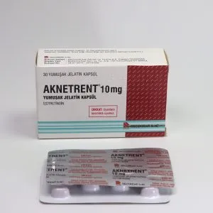 RECORDATI ILAC Aknetrent — isotretinoin 10mg, 30 caps (Turkey)