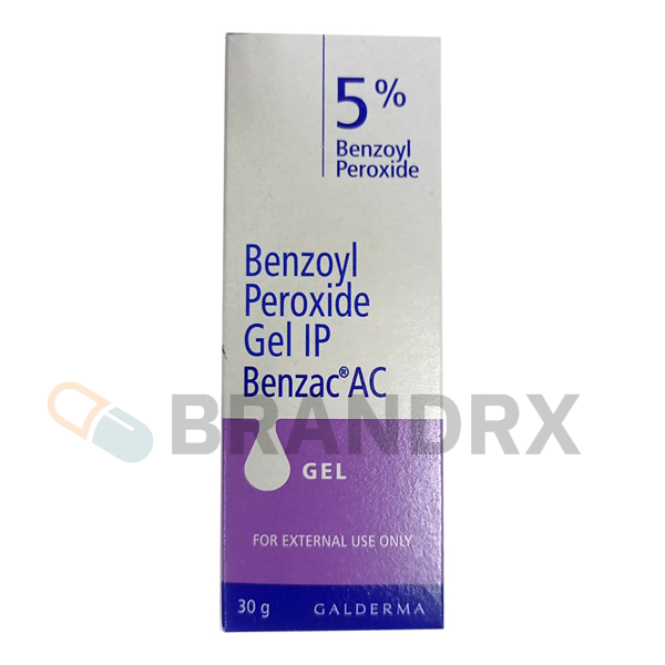 Benzac AC Gel 5% — benzoyl peroxide 5% topical acne gel by Galderma