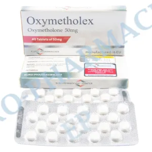 Euro-Pharmacies Oxymetholex 50 — oral oxymetholone (Anadrol) tablets, 40-tab pack