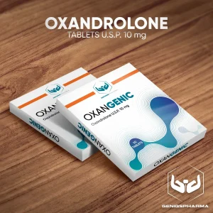 Geniqs Pharma Oxangenic 10 — oral oxandrolone 10 mg tablets, 50-tab pack