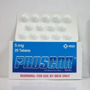 Merck Proscar — finasteride 5mg, 28 tabs