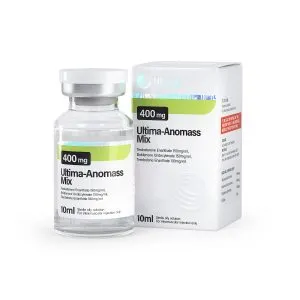 Ultima Pharmaceuticals Ultima-Anomass 400 Mix — testosterone, boldenone and trenbolone blend 400 mg/ml 10 ml vial