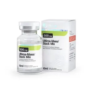 Ultima Pharmaceuticals Ultima-Mass/Stack 500 Mix - testosterone enanthate and nandrolone decanoate 500 mg/ml 10 ml vial