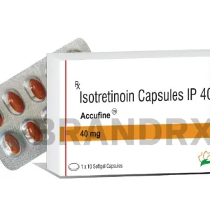 Healing Pharma Accufine 40 mg — isotretinoin 40 mg capsules