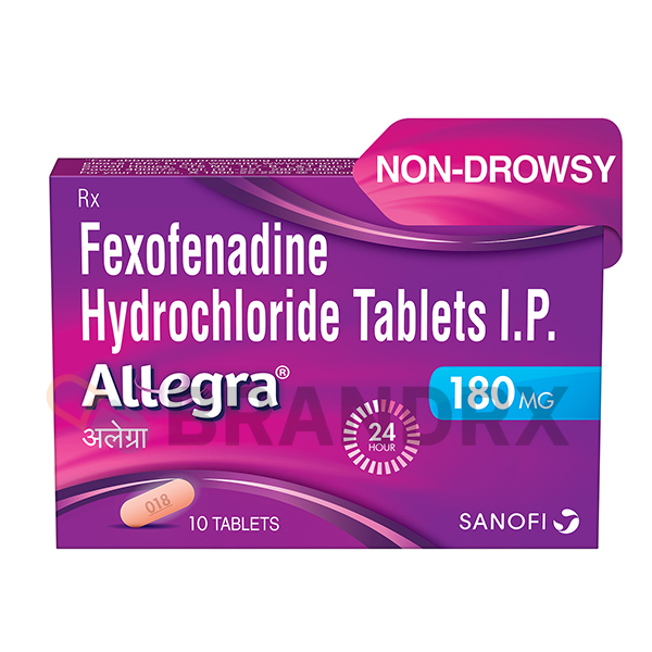 Allegra 180 mg — fexofenadine antihistamine tablets by Aventis