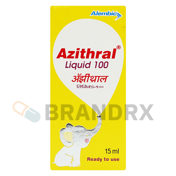 Azithral Liquid 20 mg/ml — azithromycin oral liquid by Alembic