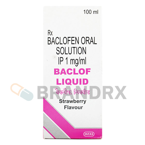 Baclof Liquid 5 mg Baclofen — oral muscle relaxant liquid