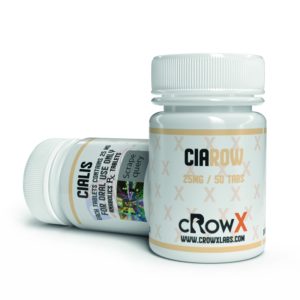 CIAROW — cRowX Labs tadalafil 25 mg tablets, 50-tab pack
