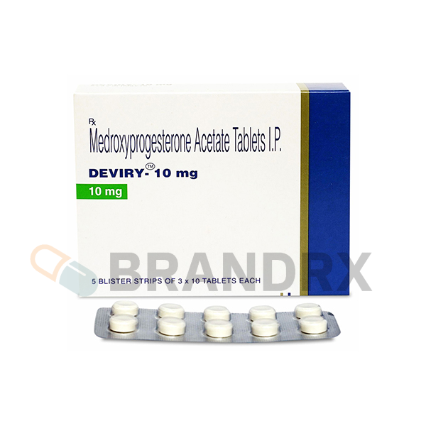 Deviry 10 mg - medroxyprogesterone acetate 10 mg tablet