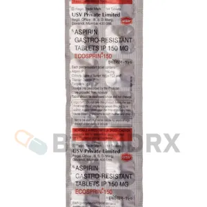 Ecosprin 150 mg - acetylsalicylic acid 150 mg tablet