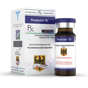 Odin Pharmaceutical Parabolan 76 — trenbolone hexahydrobenzylcarbonate 76mg/ml 10ml vial