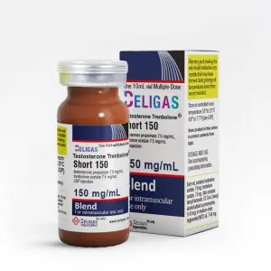 Beligas Testosterone Trenbolone Short 150 — testosterone propionate and trenbolone acetate blend 10 ml vial