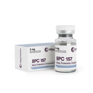 Ultima Pharmaceuticals BPC-157 5 mg — pentadecapeptide research vial
