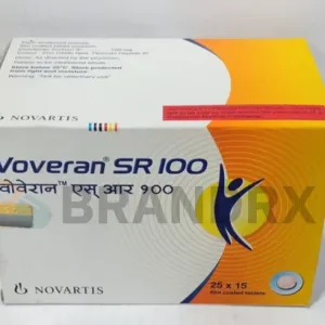 Novartis Voveran SR — diclofenac 100mg sustained-release NSAID tablets